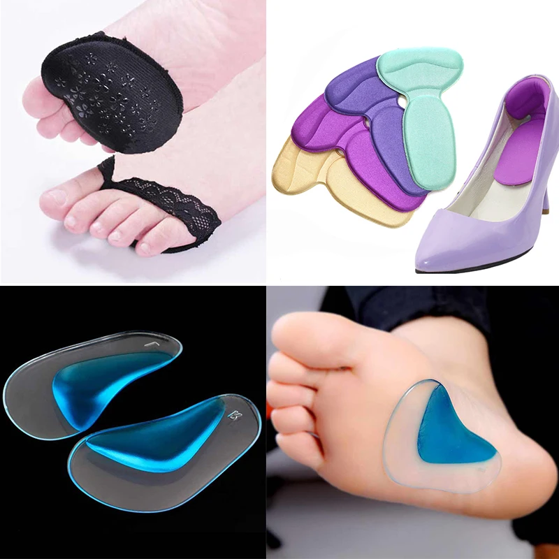 

Professional Arch Orthotic Support Insole Foot Plate Flatfoot Corrector Shoe Cushion Silicone Gel Foot Care Insert Insoles