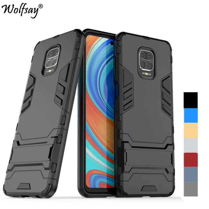 

For Cover Xiaomi Poco M2 Pro Case Hybrid Stand Silicone Hard Armor Phone Case For Xiaomi Poco M2 Pro Cover For Poco X3 F2 M2 Pro
