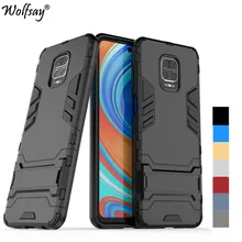 For Cover Xiaomi Poco M2 Pro Case Hybrid Stand Silicone Hard Armor Phone Case For Xiaomi Poco M2 Pro Cover For Poco X3 F2 M2 Pro