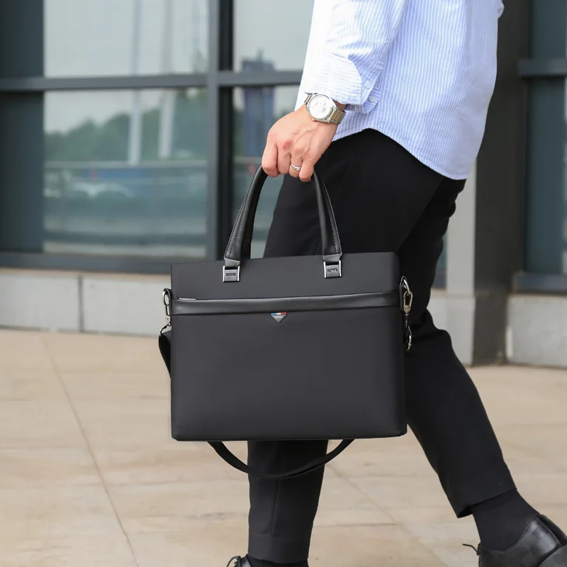 Men's Briefcase Water Proof 14 Inch Laptop Bag Male Handbag Causal Man' Shoulder Bag Crossbody Bag Travel Bag for Man
