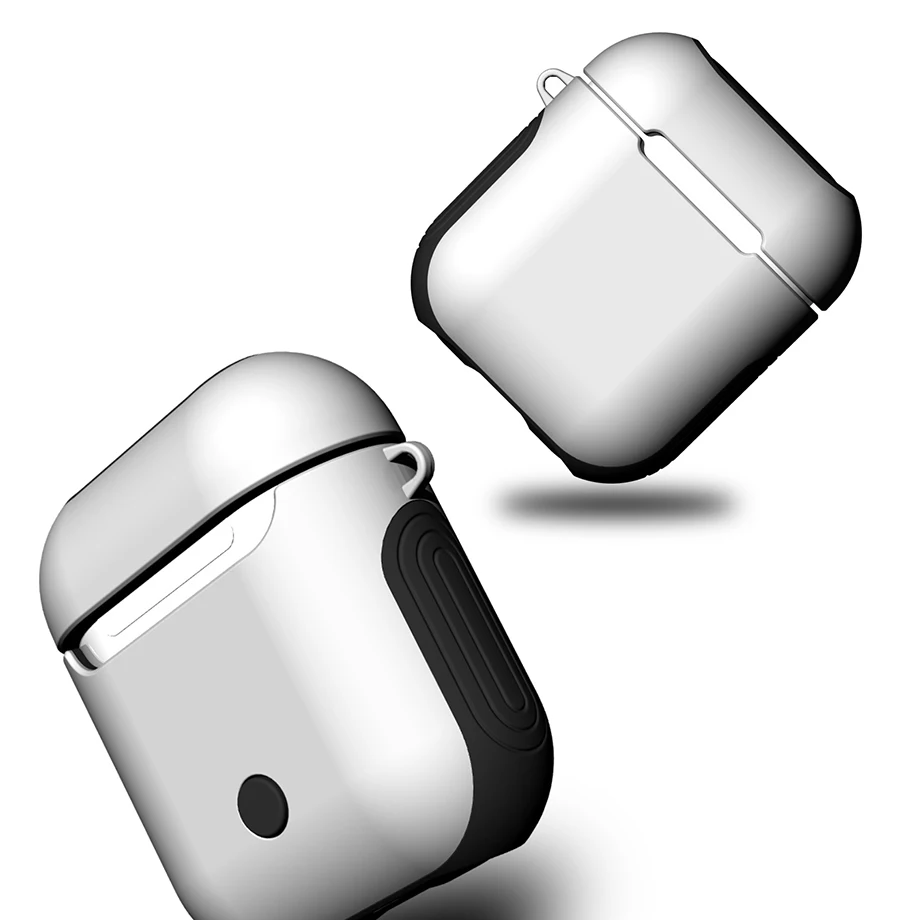 Чехол для наушников, чехол для Apple Air pods, кожаный чехол, зарядное устройство, настоящие беспроводные наушники Bluetooth, аксессуары