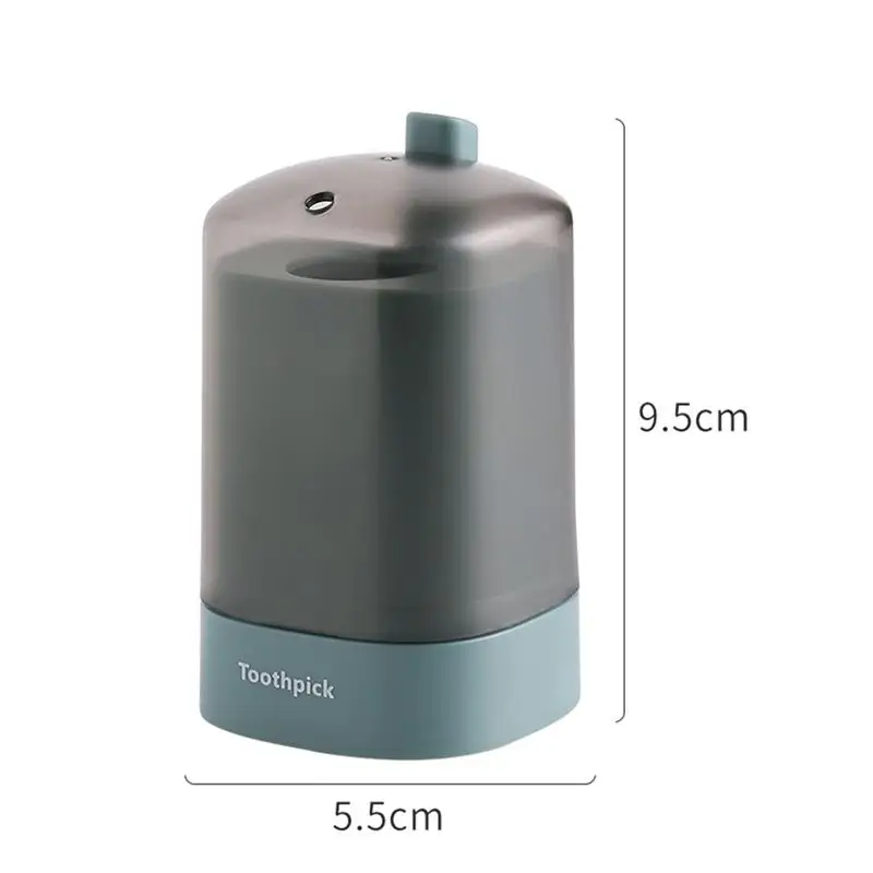 

1Pc Automatic Toothpick Holder Container Wheat Straw Household Table Toothpick Storage Box Toothpick Dispenser Table Decoration