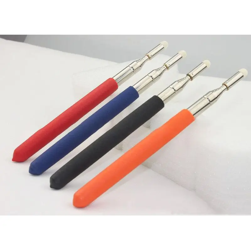 

2021 Professional Touch Whiteboard Pen High Quality Felt Head 1 Meter Stainless Steel Telescopic Teacher Pointer Random color