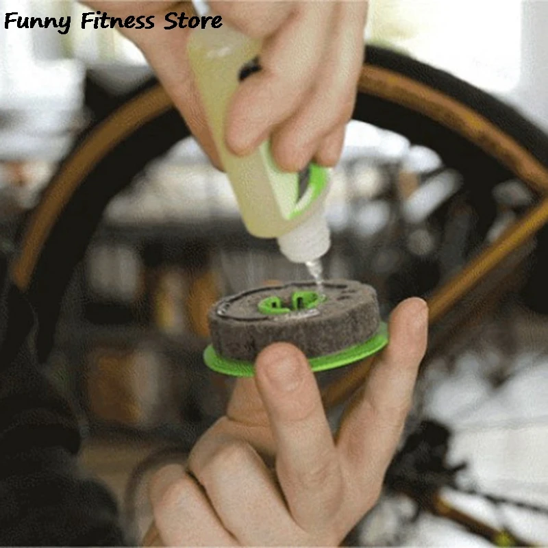 

Портативный экологически чистый Шестеренчатый ролик для велосипедной цепи, смазка, инструмент для ухода за велосипедом, пластиковые чистя...