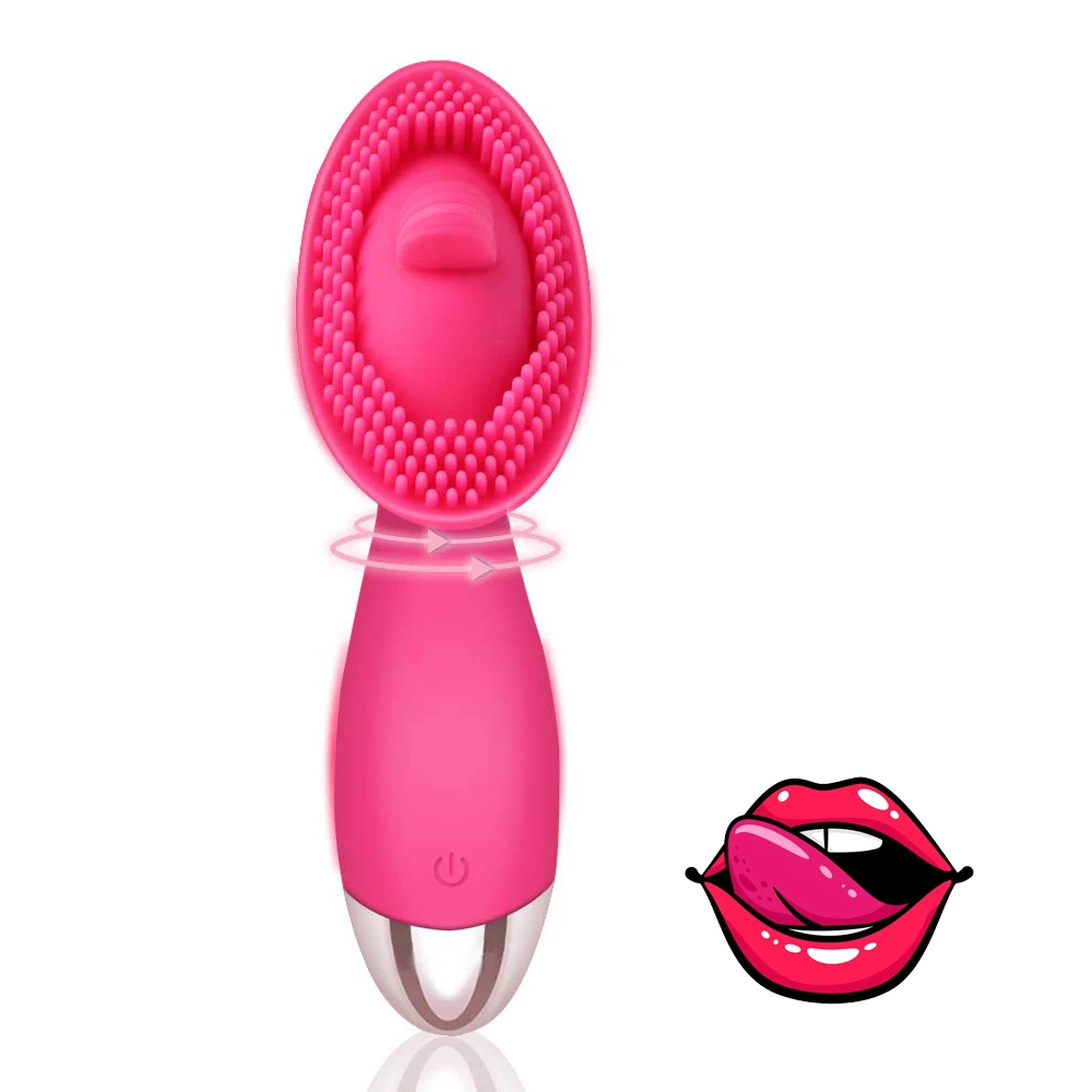 Вибраторы для вылизывания языка секс игрушка взрослых женщин 10 скоростей соска