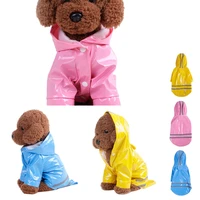 summer outdoor puppy pet rain coat s xl hoody waterproof jackets pu raincoat for dogs cats apparel clothes