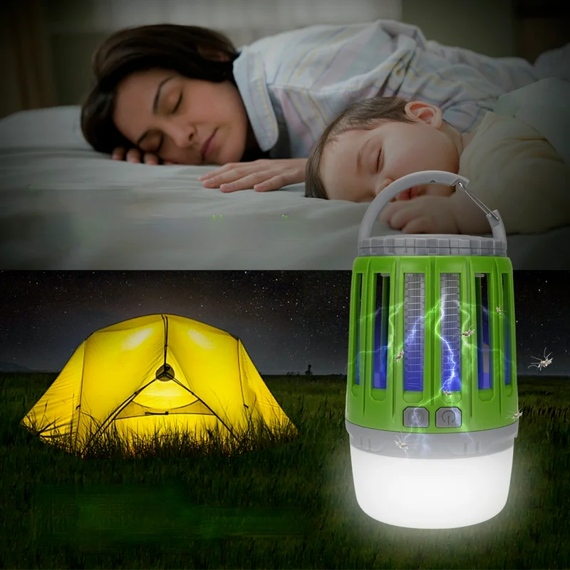 

Mosquito Killer Lamp Trap LED Night Light Waterproof USB Charging Insect Lights Killing Pest Repeller Camping Light Office 365