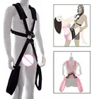 Эротические игрушки БДСМ позиционирующая повязка двойное плечо секс качели открытая нога слинг пара флирт наручники SM Slave качели переплет