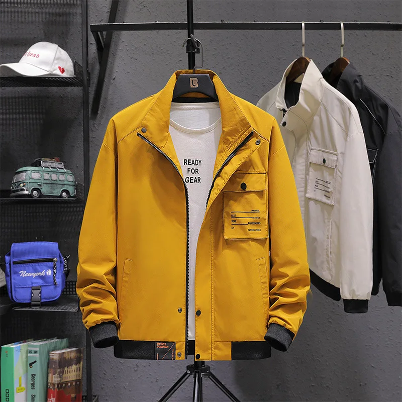 Куртка мужская осенне Весенняя Повседневная 2021|Мужские куртки| |