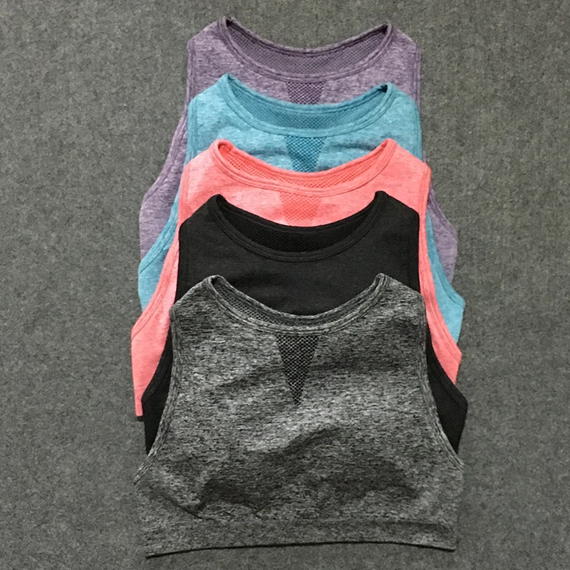 Бесшовный спортивный бюстгальтер с эффектом пуш-ап | Спорт и развлечения