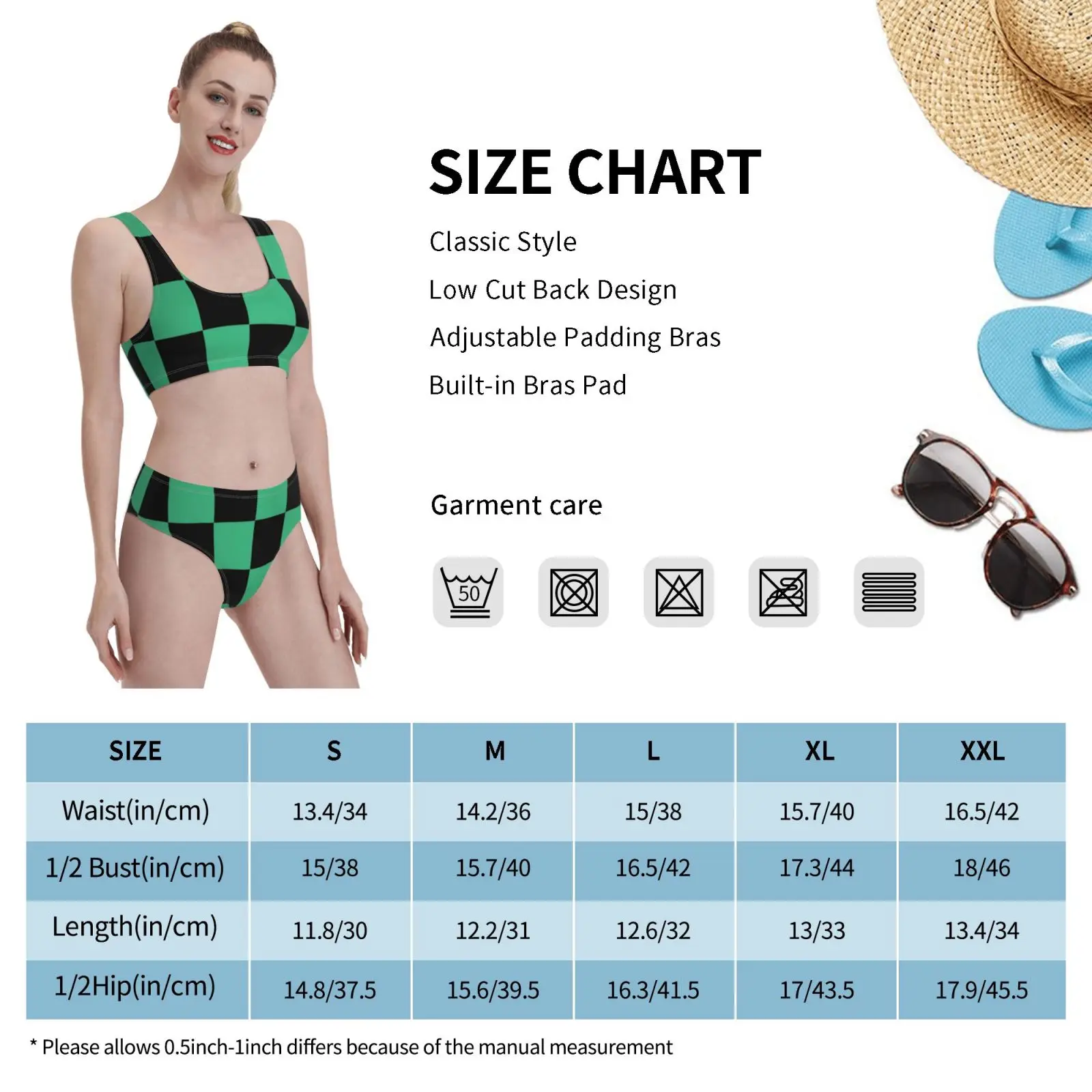 

Tanjiro Kamado Swimsuit one piece Bikini Padded Nezuko Tanjiro Giyuu Inosuke Zenistu Genya Shinobu Muichirou Sanemi