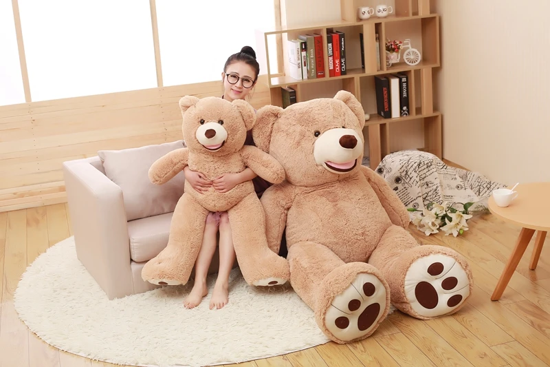 

Wholesale 1m-2.6m American Giant Bear Skin Teddy Bear Soft Plush Toys For Children Baby Brinquedos Good Quality Cheap Price