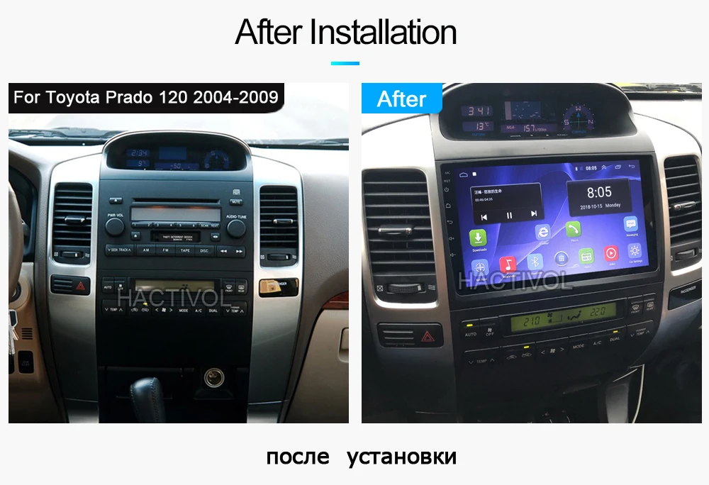 9' 2din Android 10 Car Radio Stereo For 