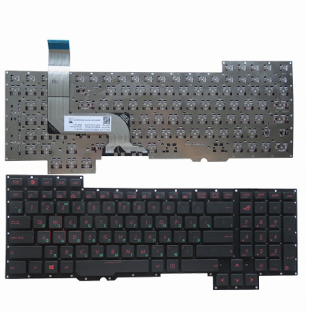 Новая русская клавиатура для Asus G751 G751JM G751JT G751JY 0KNB0 E601RU00 ASM14C33SUJ442 RU Клавиатура