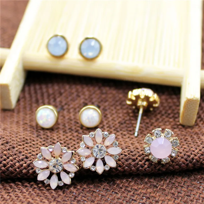 XQ4 пара/Набор белого цвета Искусственный акриловый жемчуг цветок Модные женские