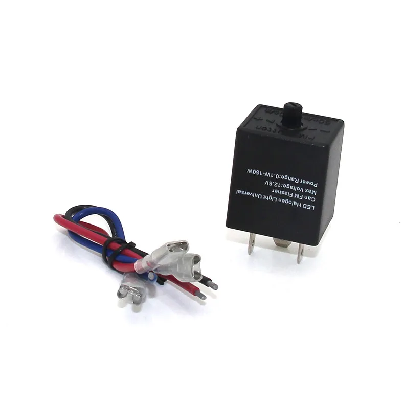 

12V 24V 3-PIN Adjustable LED Flasher Relay Turn Signal Light Blinker Relay For Automotive Motorcycle Car Universal Accessories
