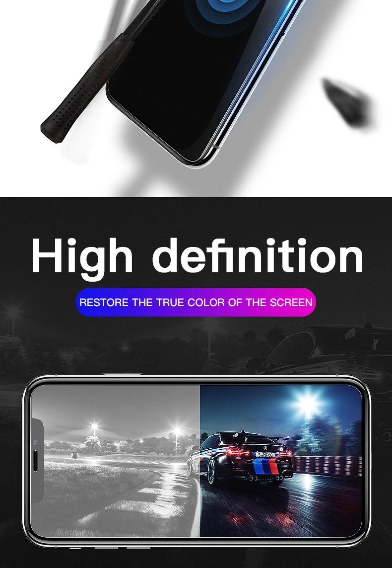 2 шт 9H закаленное стекло для iPhone 8 7 6 6S Plus 5 5S SE Защита экрана для iPhone11 Pro Max X XR XS Max защитная пленка