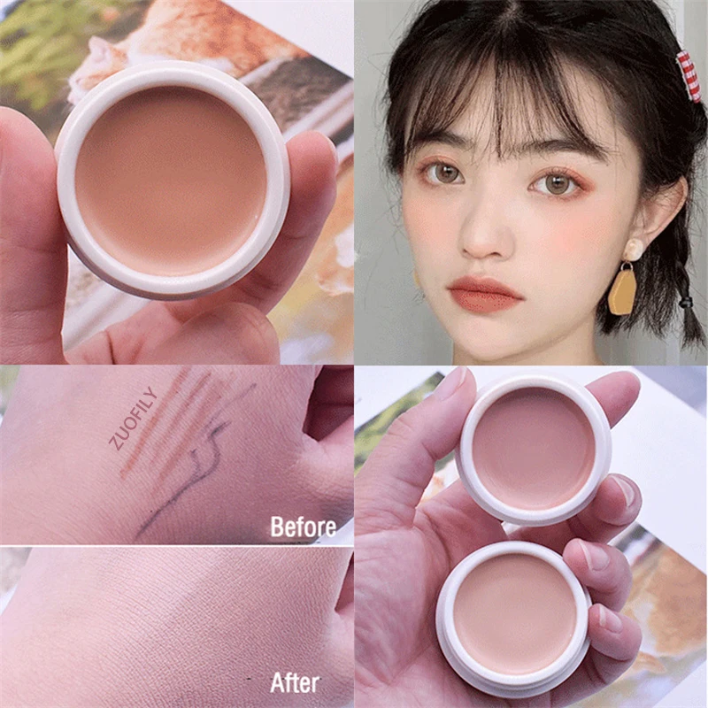 Concealer Foundation Cream Waterproof Long Lasting Deep Complexion Dark Circles Acne Marks Cover Spots Moisturize Face Makeup | Красота и