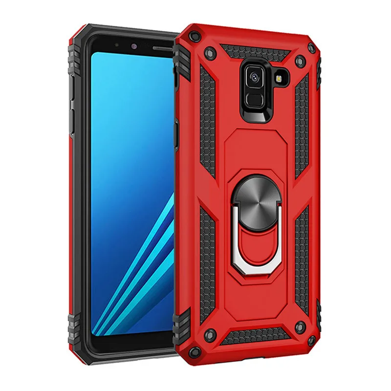 Чехол для Samsung Galaxy A8 2018 Plus магнитный автомобильный держатель кольцо чехол plus + A8plus