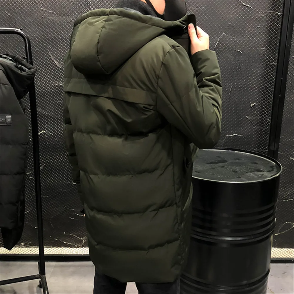 WWKK мужская одежда с несколькими карманами мужские ветрозащитные теплые пальто