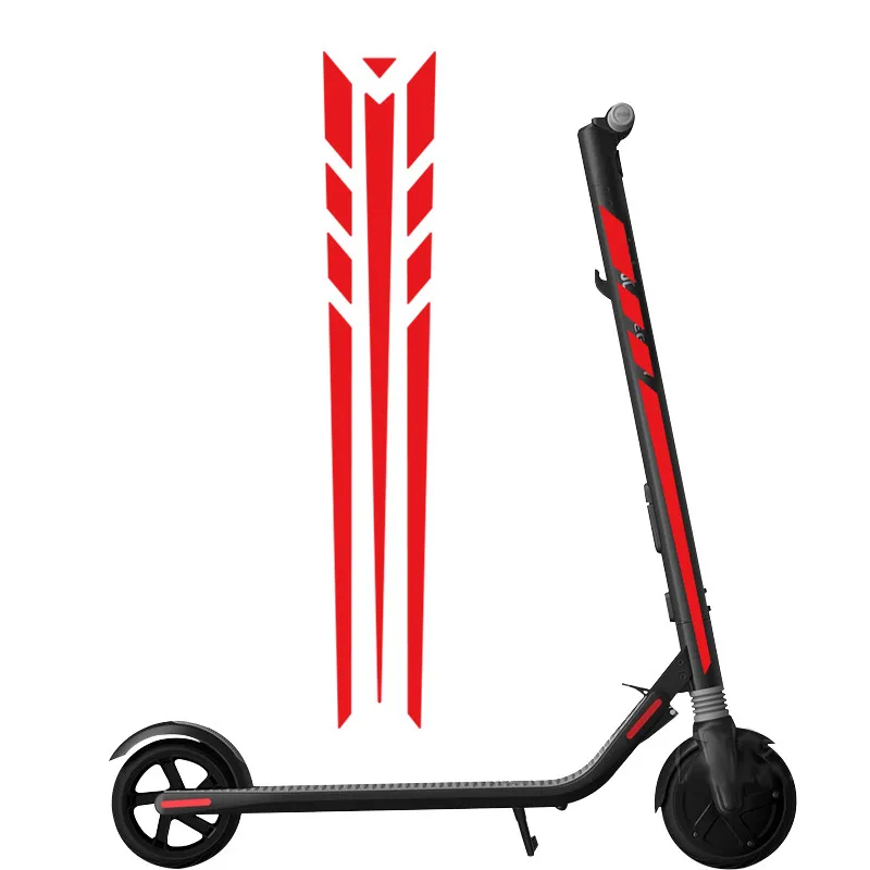 2019 электрический скутер скейтборд Светоотражающие Стильные наклейки для Ninebot ES1