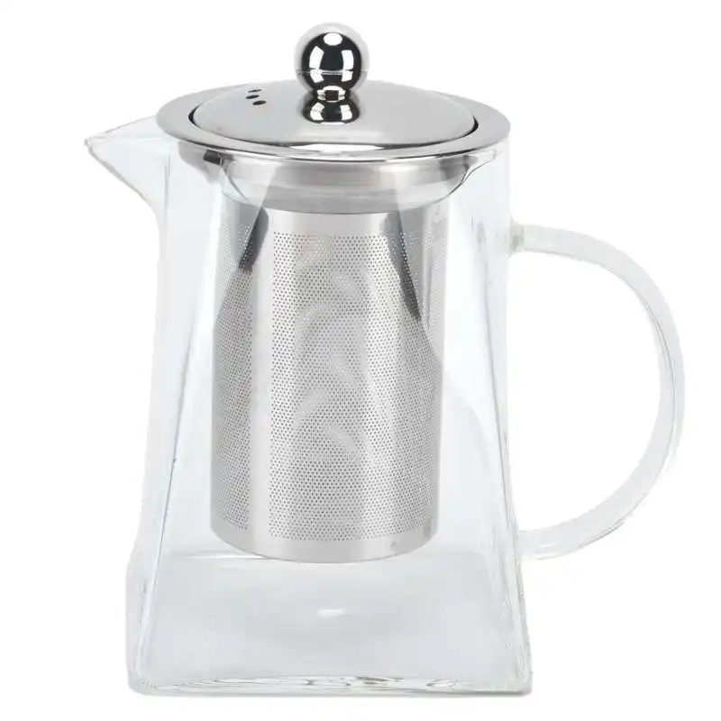 

Teapot Glass Teapot Lightweight Portable for Teahouse for Living Room Dining Room for Office for Home