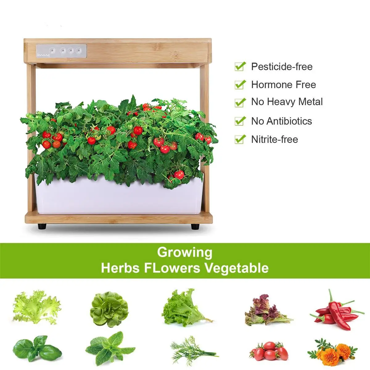 Nursery Flower Planting Box Intelligent Hydroponic Planter Soilless Cultivation Equipment Automatic Water Absorbing Flower Pot