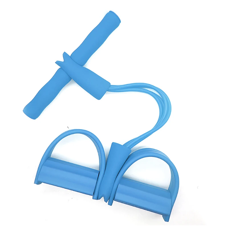 4-трубки ножная педаль канат для перетягивания Многофункциональный латекс