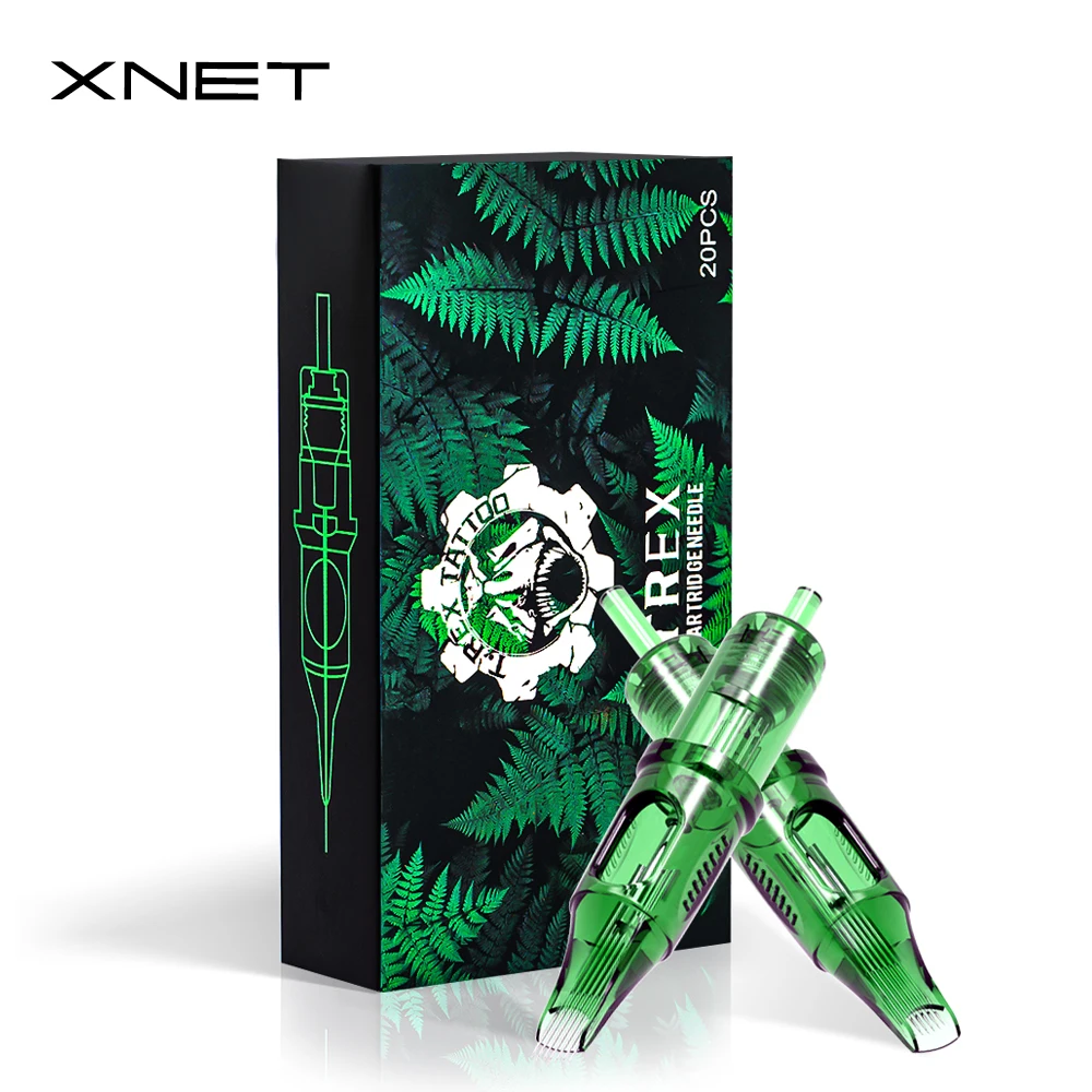 Картридж тату XNET TREX 20 шт. иглы круглые Magnum RM для перманентного макияжа иголка PMU