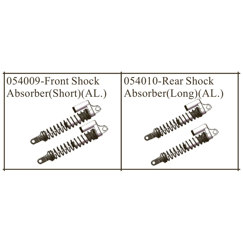 Hsp racing coche de aluminio piezas repuesto actualizables amortiguador para hsp 1/5 buggy sin escobillas (parte n. 054009 |Детали и