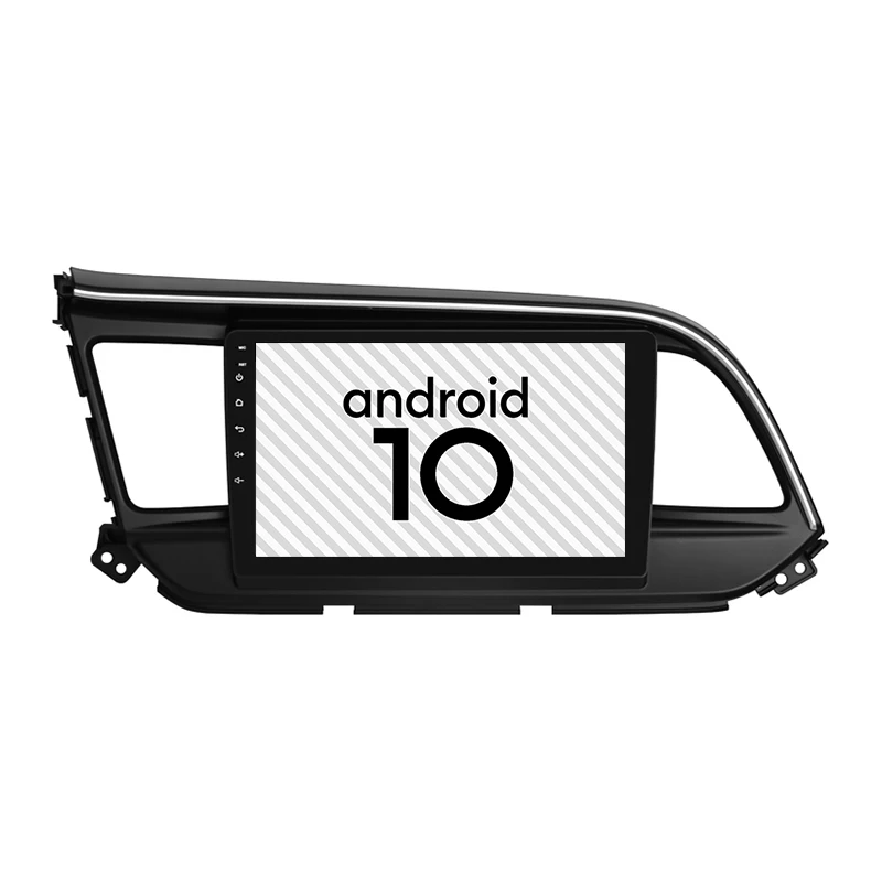 Автомобильный Взрывозащищенный экран Android 10 0 gps 2.5D для HYUNDAI 2019 Elantra 9 дюймов радио