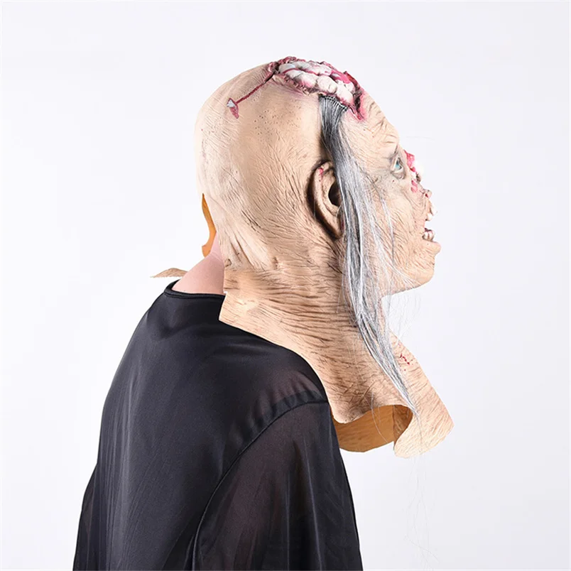 Страшная маска для Хэллоуина страшная вечерние товары Реалистичная из латекса |