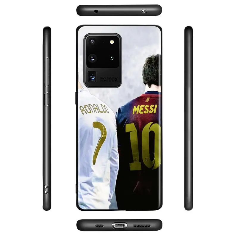 

World Football Star For Samsung A01 02 02S 11 12 21 21S 22 31 32 41 42 51 72 S20 Ultra Plus 4G 5G Black Soft phone Case
