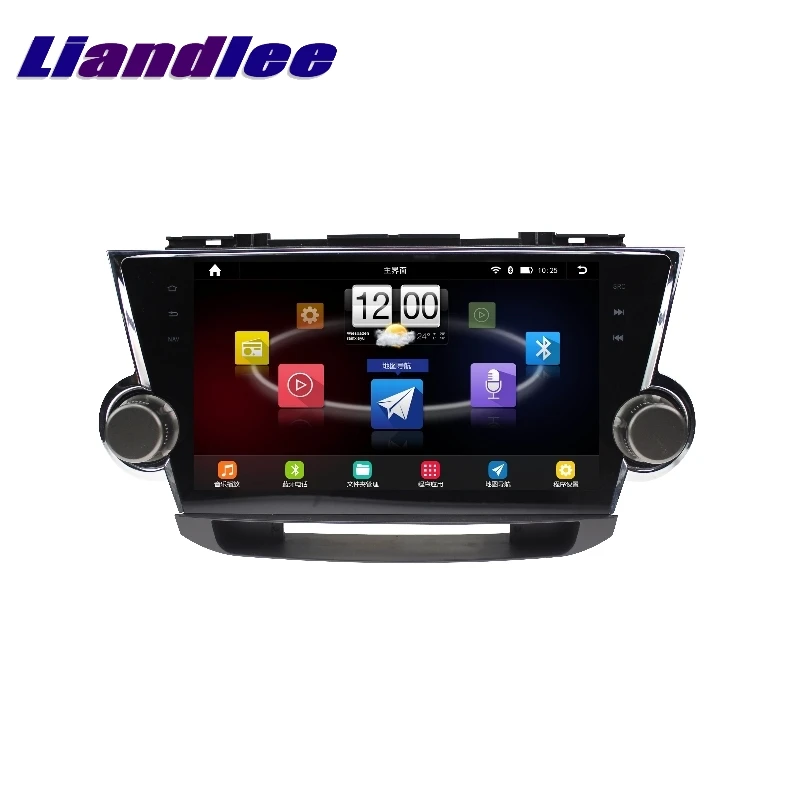 Для Toyota Highlander XU40 Kluger LiisLee Автомобильный мультимедийный ТВ DVD GPS аудио Hi-Fi Радио