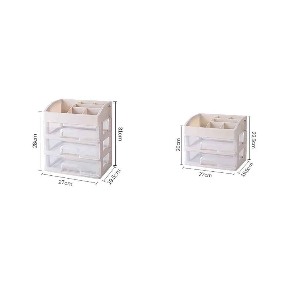 

Cosmetic-Box Brush Jewellery-Box Storage-Boxes Drawers Desktop Plastic with Multifuncation