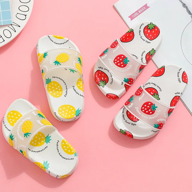 Сандалии для детей и родителей симпатичная домашняя обувь девочек домашние