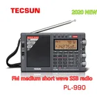 Портативный радиоприемник Tecsun pl-990, однополосный, цифровой тюнинг, FM-радио