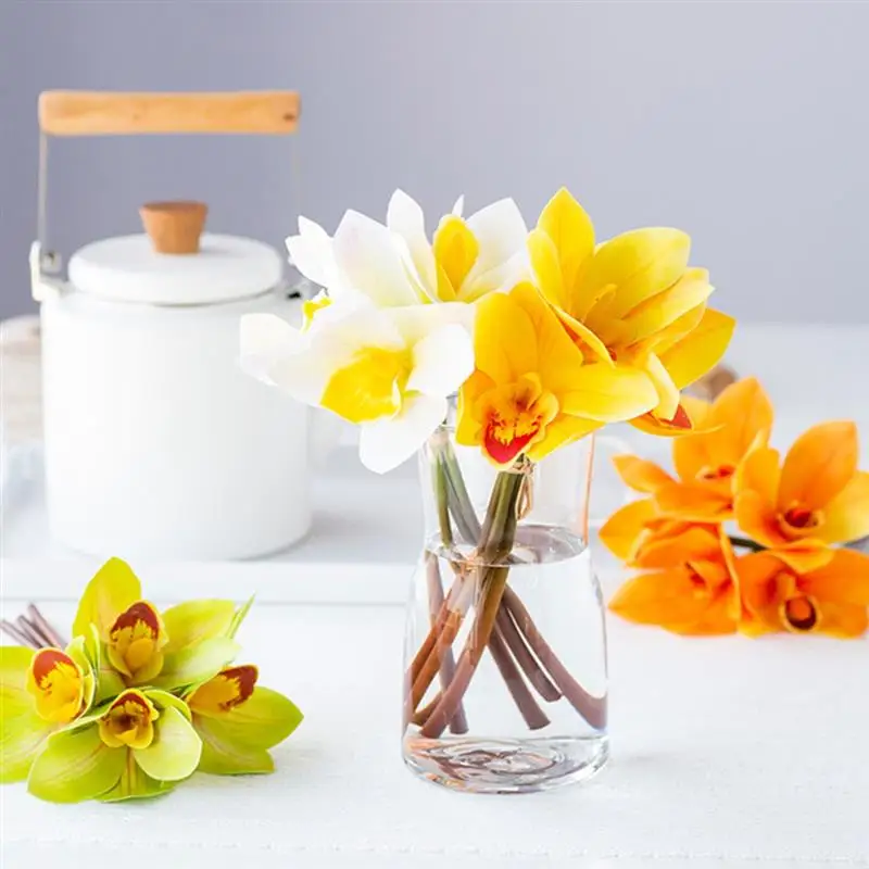 4 шт. декоративные орхидеи для украшения дома | Дом и сад