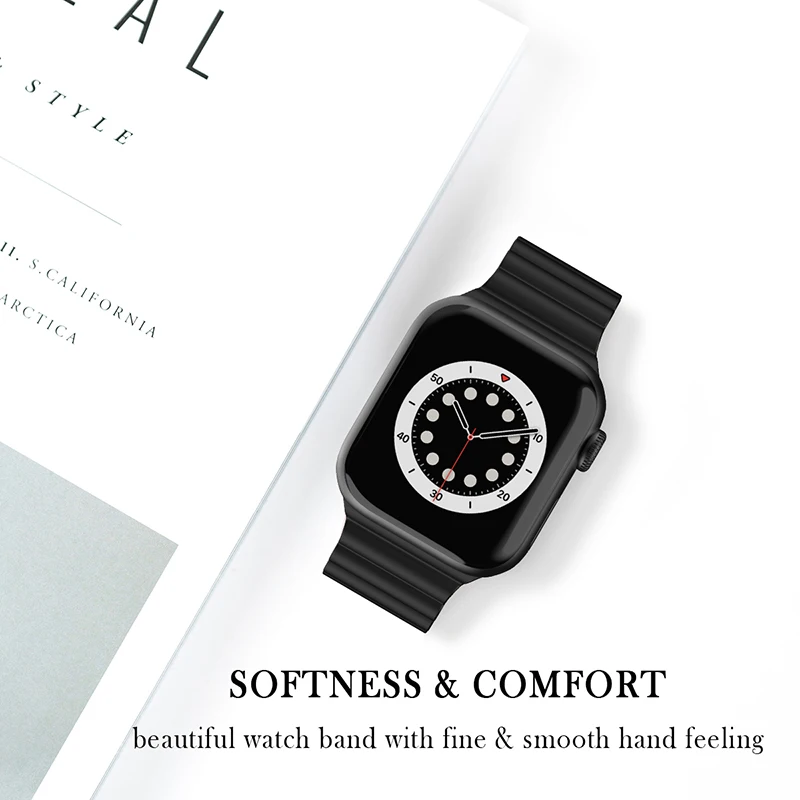 Ремешок силиконовый для Apple Watch 38 мм 42 40 44 |