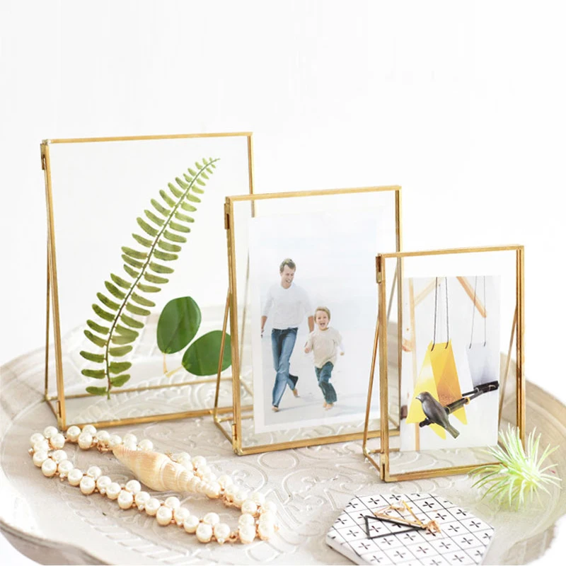 Креативная фоторамка сделай сам домашний декор ремесло высокое качество медный