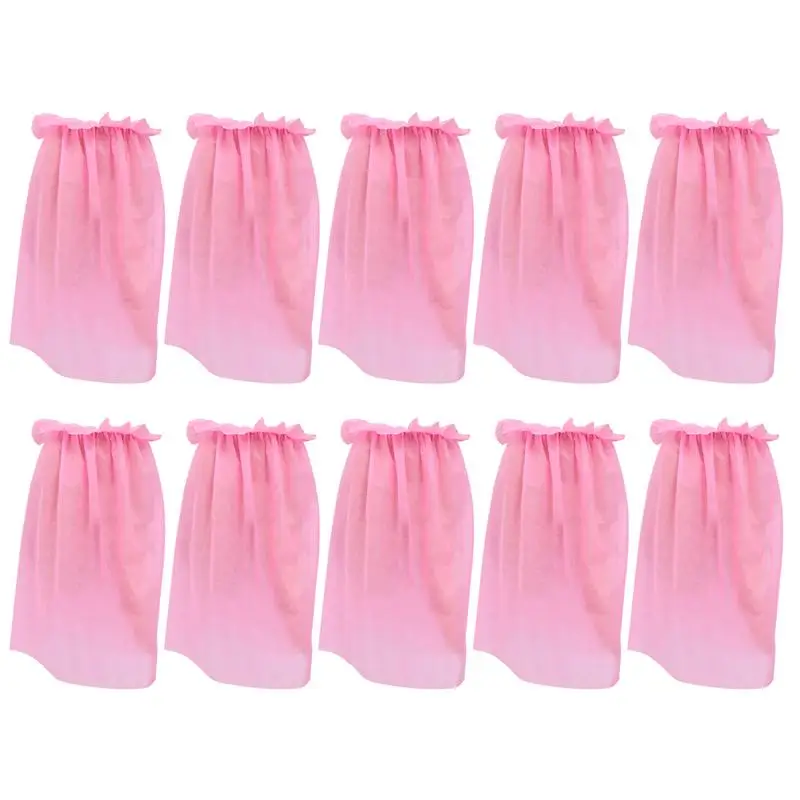 10 шт. одноразовые юбки для ванны спа салоны массажные полотенца душа банные