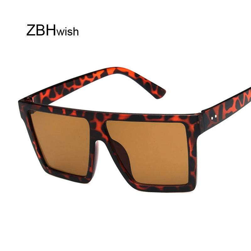 Женские и мужские Квадратные Солнцезащитные очки Винтажные в стиле ретро с