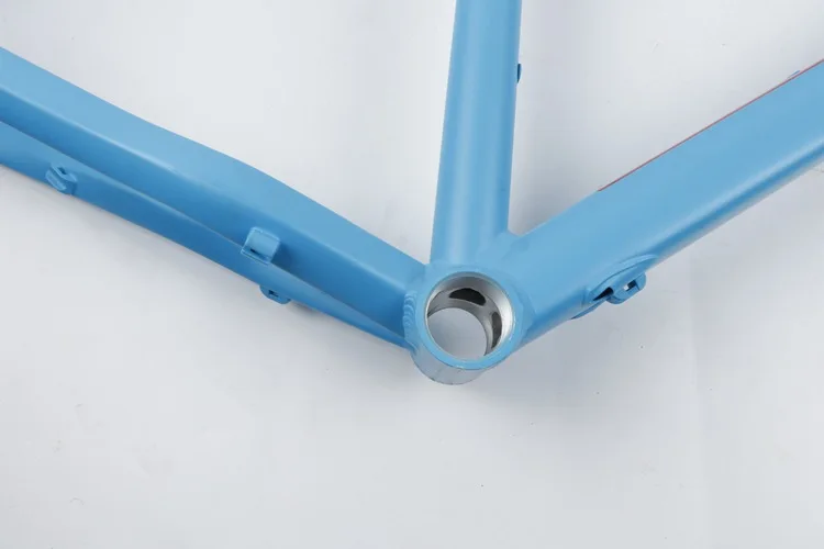 TUVA T50 26/27. 5*16 17 дюймов MTB горный велосипед внедорожный кожух из алюминиевого сплава AL7005 дисковый тормоз 44-56 мм передняя Труба велосипедная Рама