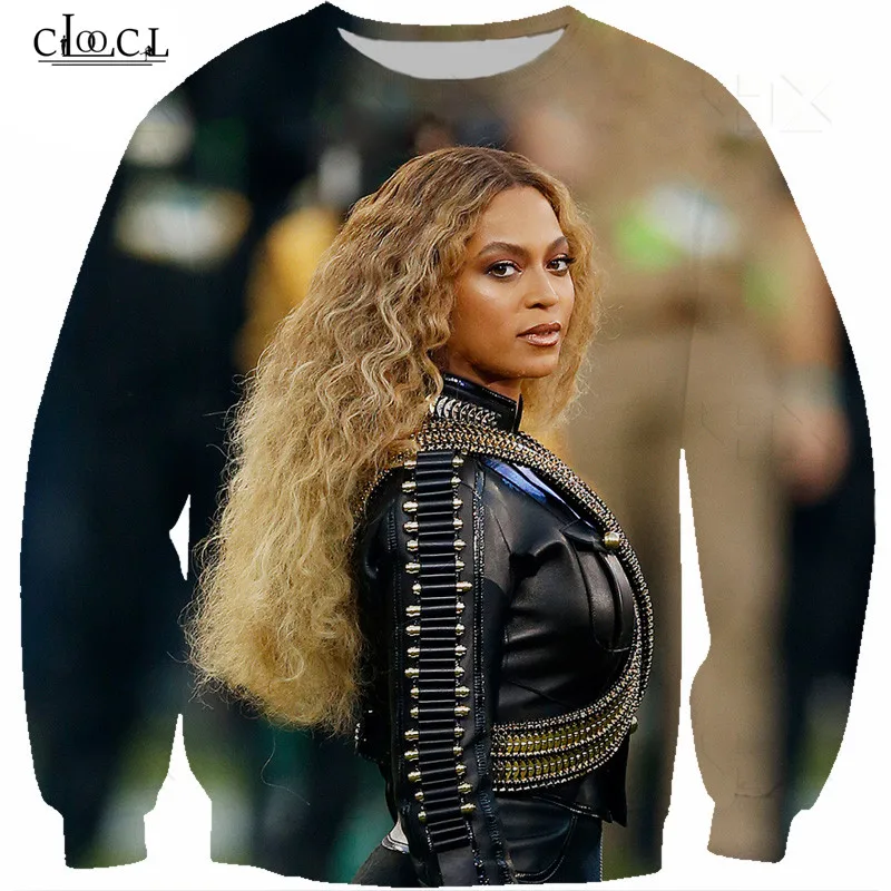 Новейшее футболка Для мужчин 3D набивным рисунком певица Beyonce Harajuku Стиль
