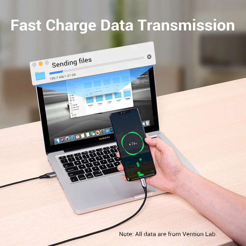 

Vention USB Type C Cable 3A Charger Cable Fast Charging for Samsung S10 S9/Xiaomi mi9 10 pro/Huawei USB C Mobile Phone Cables 3m