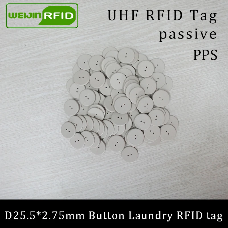 RFID метка UHF стирка кнопка PPS моющаяся теплостойкая 915 м 868 860 960 Alien Higgs3 EPC Gen2 6C смарт