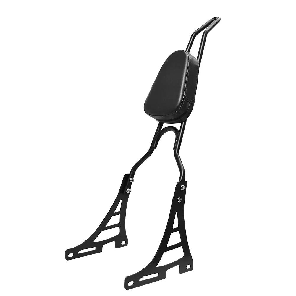 Черная задняя спинка для мотоцикла с подушкой Harley Sportster XL 883 1200 2004 2020 19 18|backrest sissy