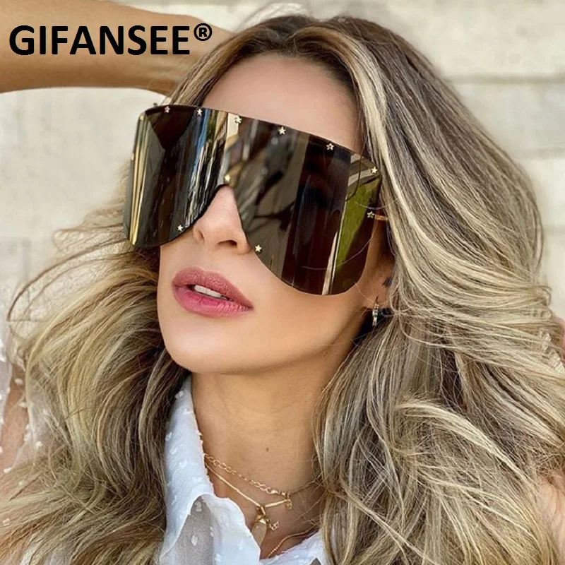 Солнцезащитные очки GIFANSEE с защитой от ветра для мужчин и женщин большие