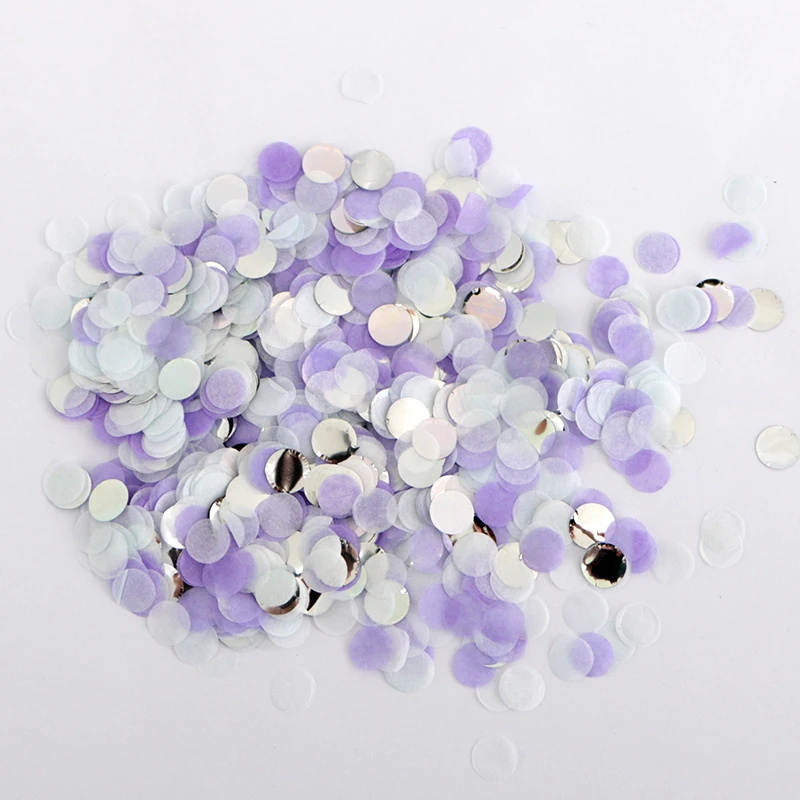 1 см 10 г/пакет смешанные цвета металлик розовое золото Мини Круглые Конфетти