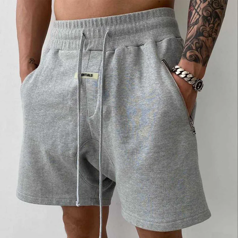 

NEW2021 summer new Korean outdoor sports casual shorts men trendy zipper bag loose five-point pants